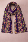 Royal Garden Vintage Scarf – Ornamental Floral Wrap